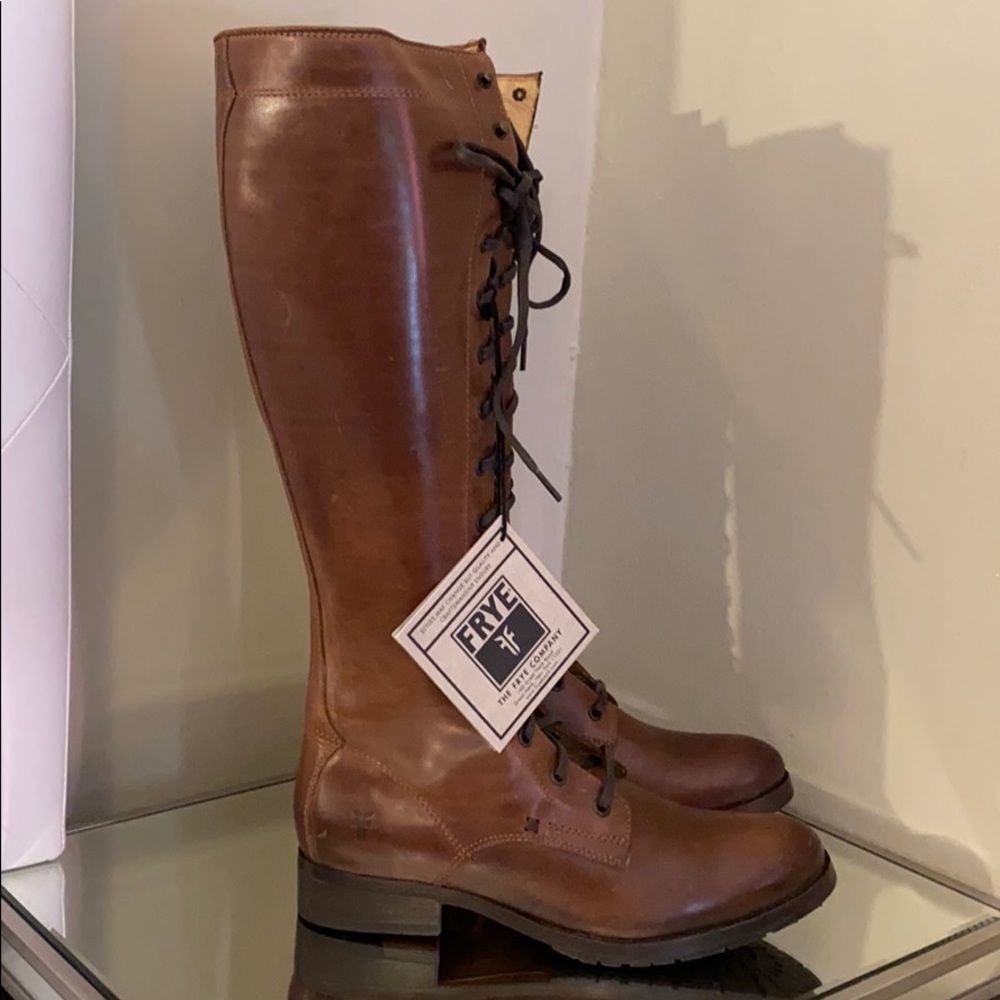 Frye Melissa Tall Lace Up Boots